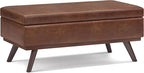 SIMPLIHOME Owen Lift Top Coffee Table Storage Ottoman - Image 4