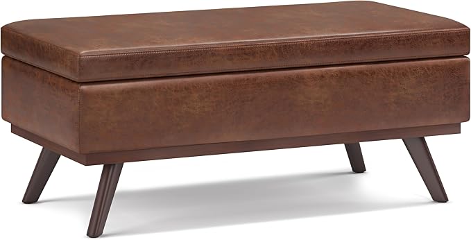 SIMPLIHOME Owen Lift Top Coffee Table Storage Ottoman - Image 4