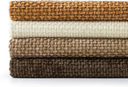 MIULEE Soft Decorative Chenille Fall Pillow Covers Brown 18x18 Pack of 4 | - Image 7