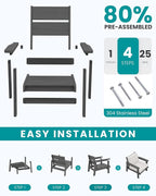 SERWALL HDPE Outdoor Couch - Image 8