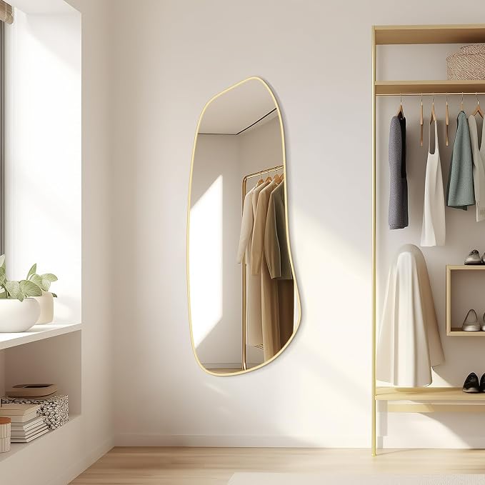 WallBeyond Irregular Wall Mirror, Asymmetrical Mirror Wall Mounted - Image 5