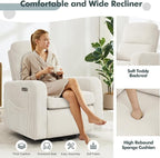 Swivel Rocker Recliner, Oversized Power Recliner Glider - Image 7