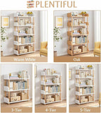 OSCHF 3-Tier Wooden Open Bookcase - Image 5