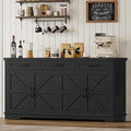 usikey Buffet Cabinet, 61” Large Sideboard Buffet Storage Cabinet by USIKEY