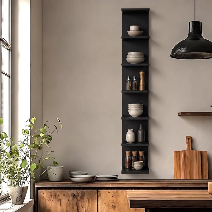 Homaterial 7 Tier Floating Shelves - Image 5