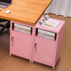 ALBAD Compact Metal Nightstand - Image 4