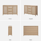 SICOTAS 52" Larger Sideboard Buffet Coffee Bar Cabinet - Image 8