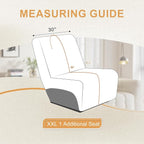 HDCAXKJ 100% Waterproof Reclining Sectional Couch Covers L Shape Recliner Sofa - Image 2