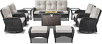 Belord Expansive 10 Pieces Outdoor Patio Furniture Set - Image 3