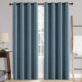 MIULEE 100% Blackout Linen Curtains by MIULEE