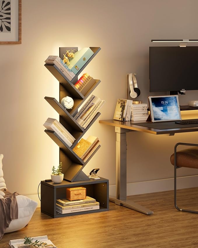 Evermagin 6 Tier Tree Bookshelf - Image 7