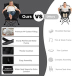 MBOOYOME Lazy Chair with Folding Ottoman, Modern Accent Lounge Armchair with - Image 9
