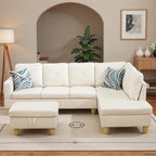97.5" L Shaped Couch Set, Modular Sectional Couches - Image 6