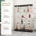 Beauty4U Glass Display Cabinet - Image 2