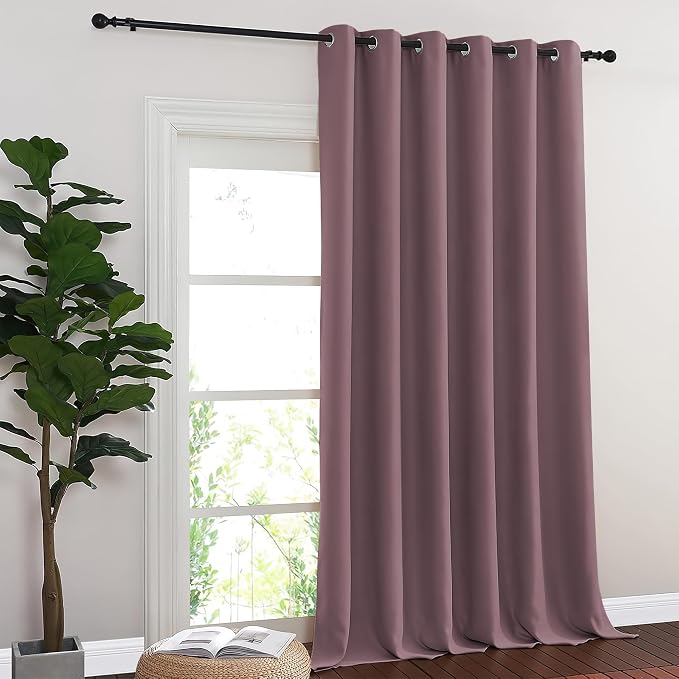 NICETOWN Dry Rose Blackout Curtains - Image 8