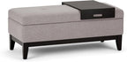 SIMPLIHOME Oregon Storage Ottoman Bench by SimpliHome