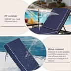 80x26x4in Lounge Cushions for Outdoor Furniture, Outdoor Lounge Chair Cushions - Image 4