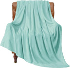 BEDELITE Fleece Blanket Soft Plush Twin Size Blanket Haze Blue 60"x80" | Ultra by BEDELITE