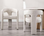 VESCASA Faux Leather Barrel Dining Chair - Image 2