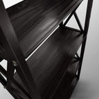 Montego 5-Shelf Bookcase-Black - Image 6