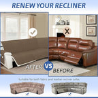 Arfntevss Recliner Sectional Couch Covers Waterproof L Shape Sofa Cover - Image 6