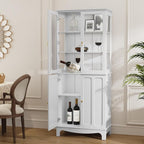 ARTPOWER 72" Freestanding Kitchen Pantry Storage Sideboard, Classical Tall - Image 3