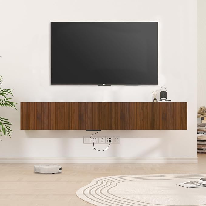 EazeHome 82" Floating TV Stand - Image 5