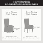 SureFit Duck Cotton Solid Dining Chair Slipcover - Image 3