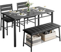 IRONCK Dining Table Set for 4, Kitchen Table by IRONCK
