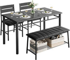IRONCK Dining Table Set for 4, Kitchen Table by IRONCK