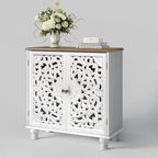 JOINICE White Accent Cabinet - Image 9
