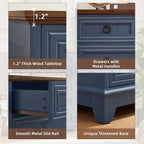 Joaxswe Farmhouse 6 Drawer Dresser - Image 7