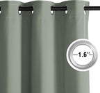 NICETOWN Sage Green Sound Blocking Drapes - Image 3