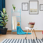 Honest Ladders for Living Room, 5-Tier Blanket Holder, Wall-Leaning Rack - Image 5