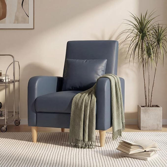 COLAMY Mid-Century Modern Upholstered Accent Chair - Image 12