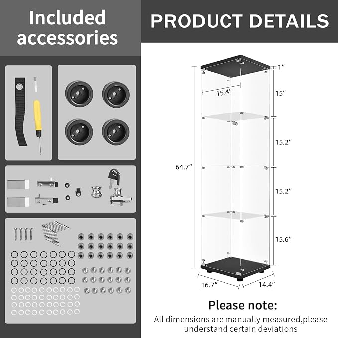 LFT HUIMEI2Y Glass Display Cabinet - Image 2
