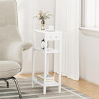 TUTOTAK Narrow Side Table with Charging Station, Small End Table with USB Ports - Image 6