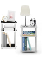Furinno Just 3-Tier Turn-N-Tube End Table / Side Table / Night Stand / Bedside by Furinno-FitsYourSpaceFitsYourBudget