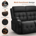 Home Theater Seating Loveseat Recliner Sofa, Wall-Hugger Reclining Couch - Image 3
