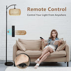 Arc Floor Lamp with Remote Control, Dimmable LED Floor Lamp with 3 Color - Image 3