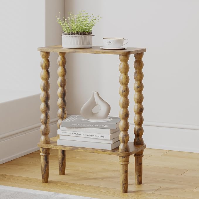 Veegle Narrow Side Table, Small End Table - Image 7