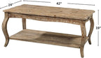 Alaterre Furniture Austerity 42-Inch Rustic Coffee Table - Image 3
