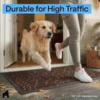 GORILLA GRIP 100% Waterproof All-Season WeatherMAX Doormat, US Designed Natural - Image 8
