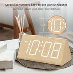 DreamSky Wooden Digital Alarm Clocks - Image 2