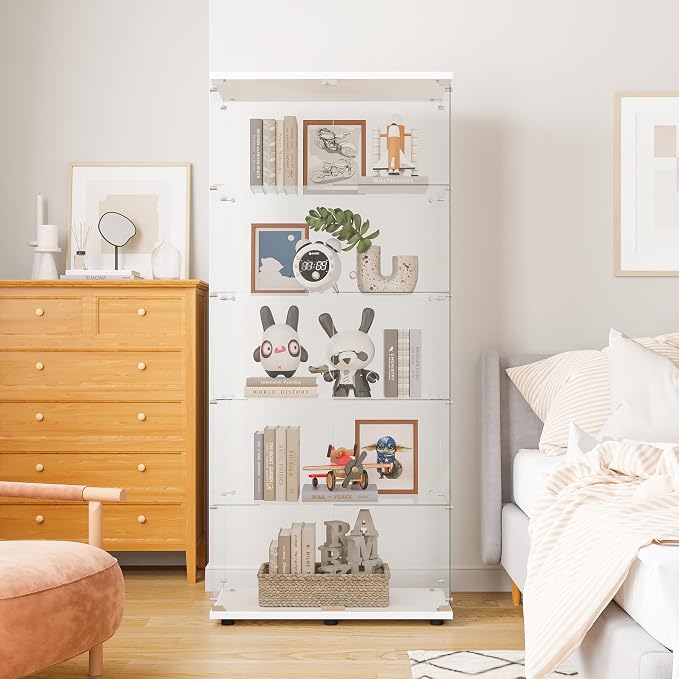 LFT HUIMEI2Y Glass Display Cabinet 5-Shelf - Image 3