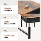 DUMOS 48" Small Computer Home Office Desk - Image 7