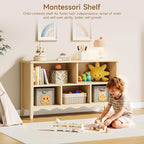 ONBRILL Montessori Shelf, 5 Cube Toy Storage Organizer - Image 3