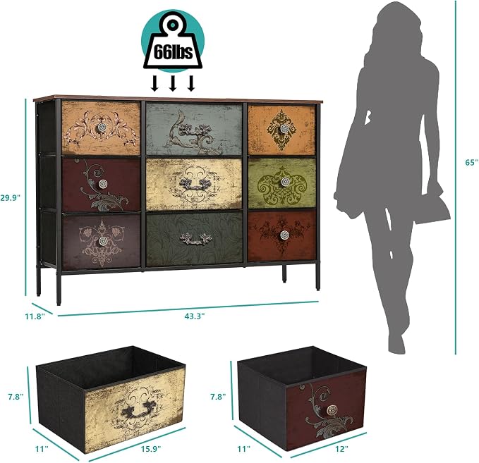 VASICAR Dresser for Bedroom - Image 3