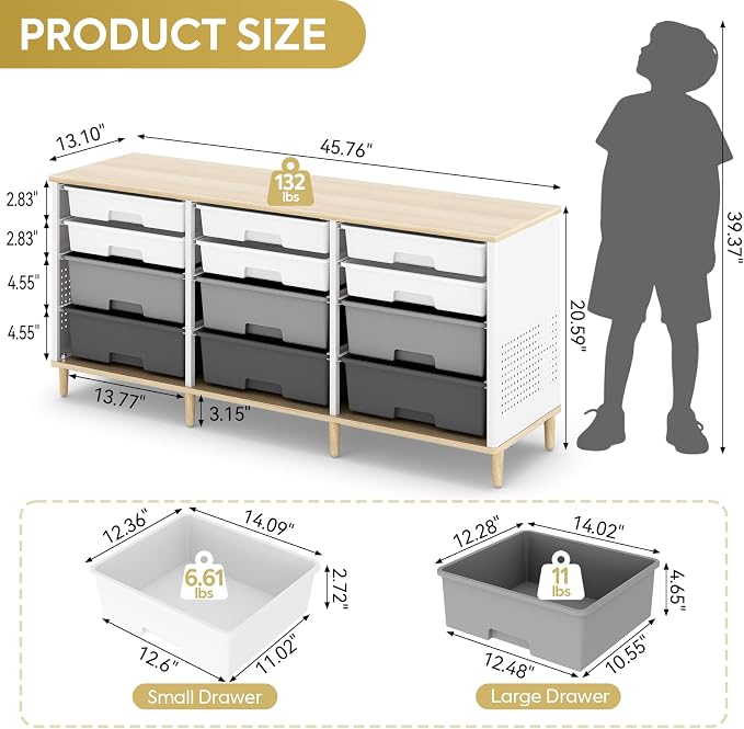12 Drawers Storage Cabinet - Image 3
