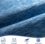 VClife Modern Blue Couch Cover for Dog, Washable Sofa Cover - Image 3